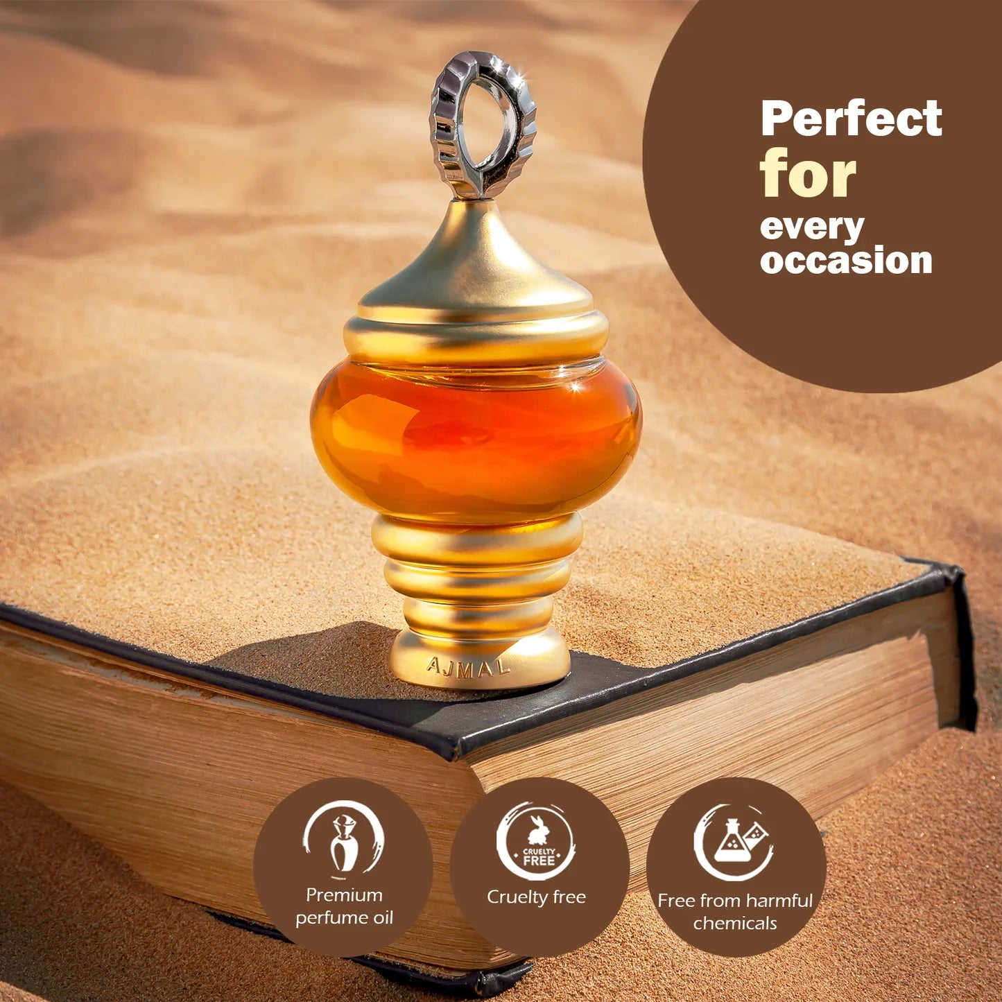 Ajmal Attar 1001 Nights Alf Laila O Laila Unisex 30ml Close-Up View