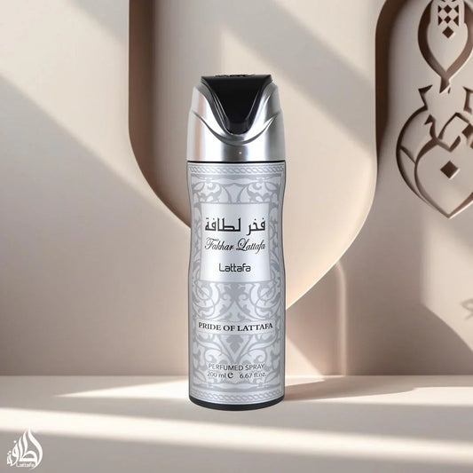 Lattafa Perfumes Lattafa Fakhar Perfumed Body Spray For Men 200ml Bottle and Packaging