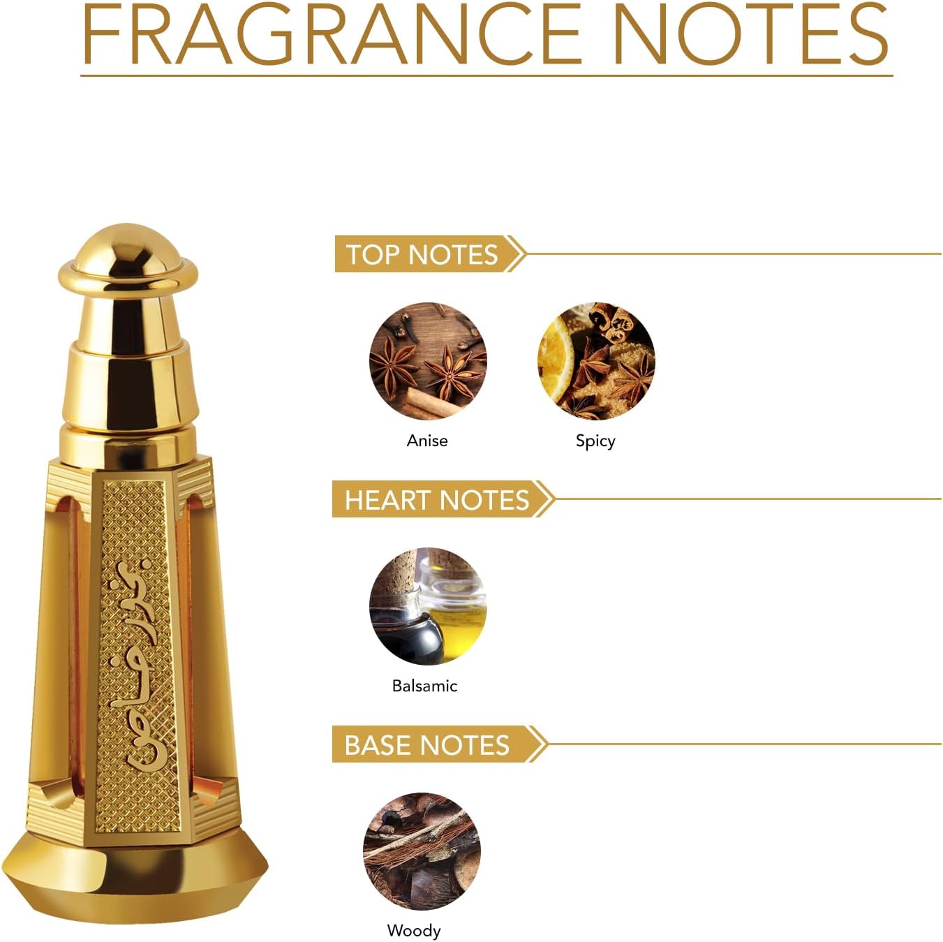 Ajmal Bakhoor Khas Attar Unisex 3ml Fragrance Notes and Details