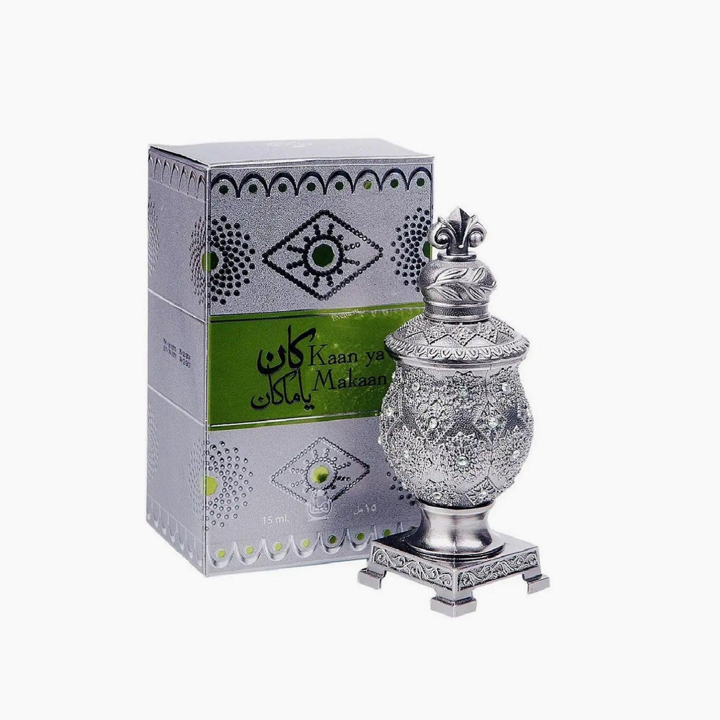 Afnan Kaan Ya Makaan Concentrated Perfume 15ml Bottle and Box