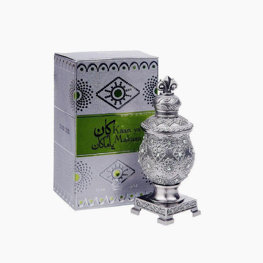 Afnan Kaan Ya Makaan Concentrated Perfume 15ml Bottle and Box