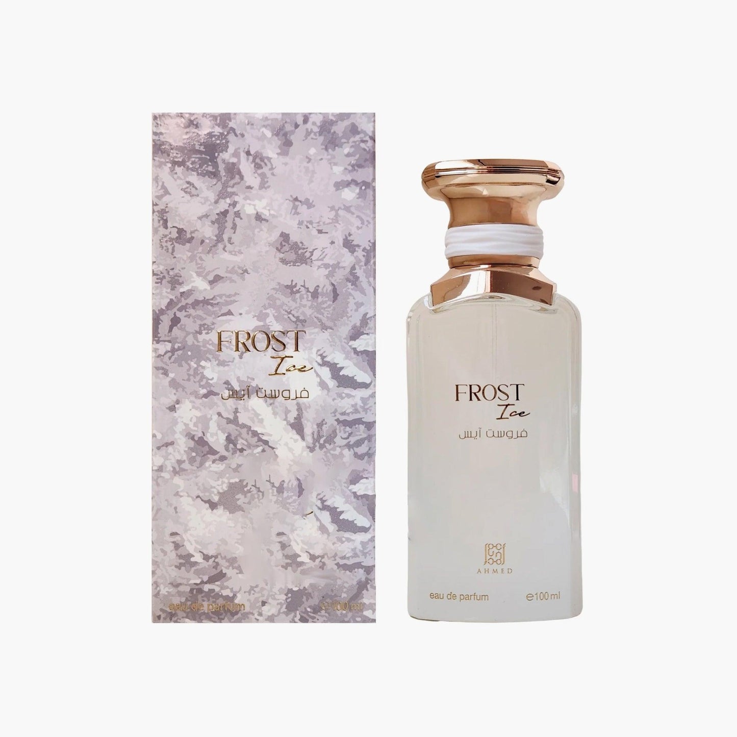 Ahmed Al Maghribi Forst Ice Eau de Parfum 100ml Bottle and Box