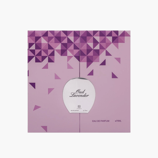Ahmed Al Maghribi Oud Lavender Eau de Parfum 75ml Box
