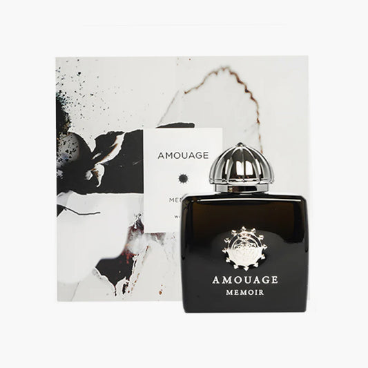 Amouage Memoir Eau De Parfum For Women 100ml Bottle and Packaging