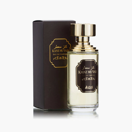Asgharali Perfumes Asgharali Kanz Mutar Eau De Parfum Unisex 100ml Bottle and Packaging