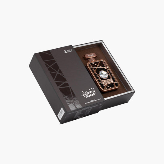 Asgharali Tazkar Eau de Parfum 100ml Bottle and Box