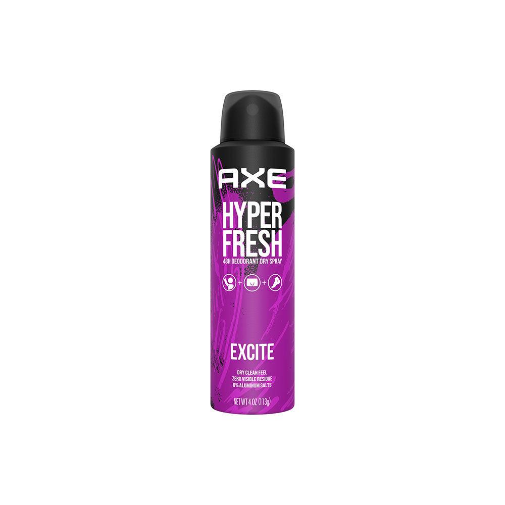 Axe Hyper Fresh 48H Deodorant Dry Spray Excite 113G
