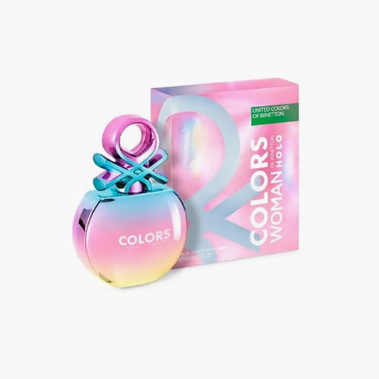 Benetton Colors Holo Eau de Toilette 100ml Bottle and Box