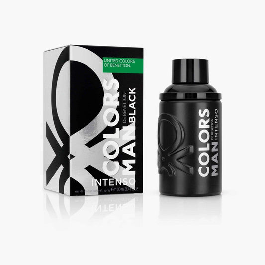 Benetton Colors Man Intenso Eau de Parfum 100ml Bottle and Box