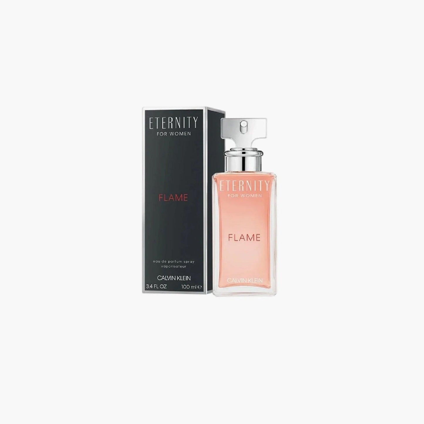 Calvin Klein Eternity For Women Flame Eau de Parfum Spray 100ml Bottle and Box
