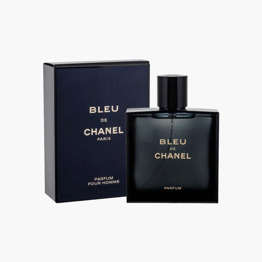Chanel Bleu De Chanel Pour Homme Parfum 100ml Bottle and Box