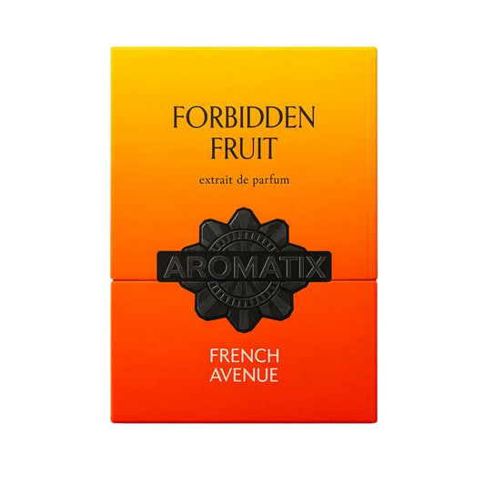 French Avenue Aromatix Forbidden Fruits Extrait De Parfum Unisex 100ml Bottle and Packaging