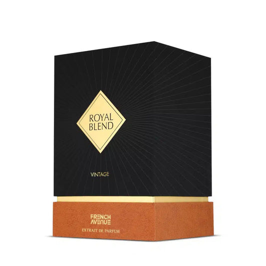 French Avenue Royal Blend Vintage Eau De Parfum Unisex 100ml Bottle and Packaging