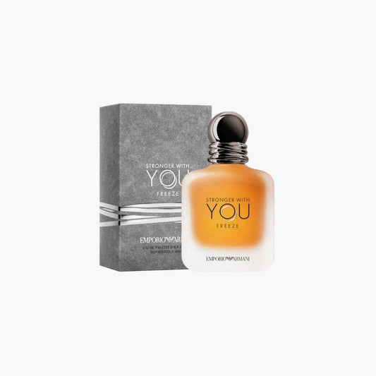Giorgio Armani Stronger With You Freeze Eau de Toilette 100ml Bottle and Box