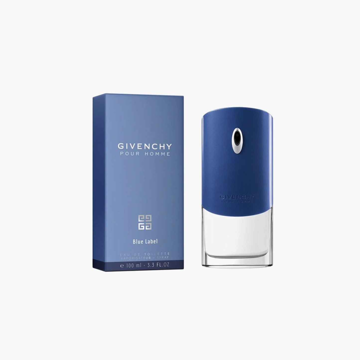 Givenchy Pour Homme Blue Label Eau de Toilette 100ml Bottle and Box