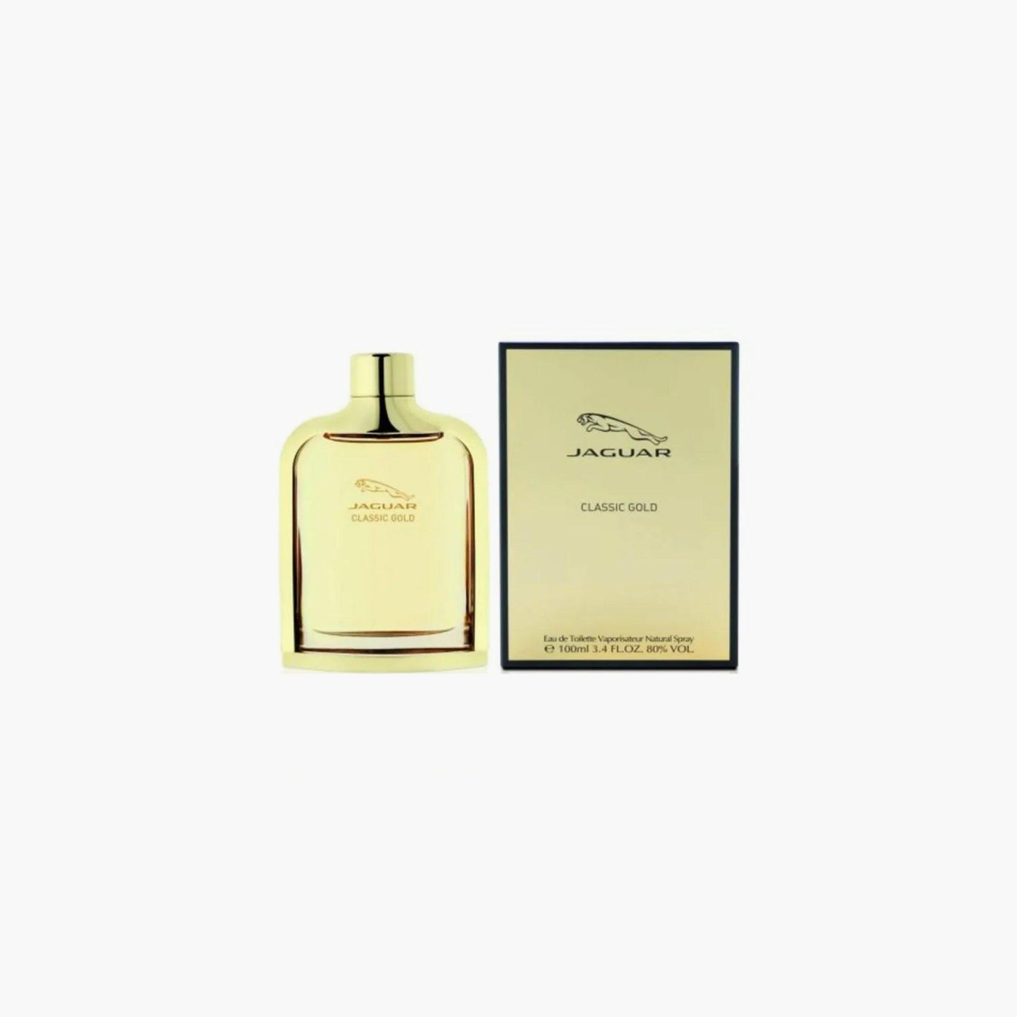 Jaguar Classic Gold Eau de Toilette 100ml Bottle and Box