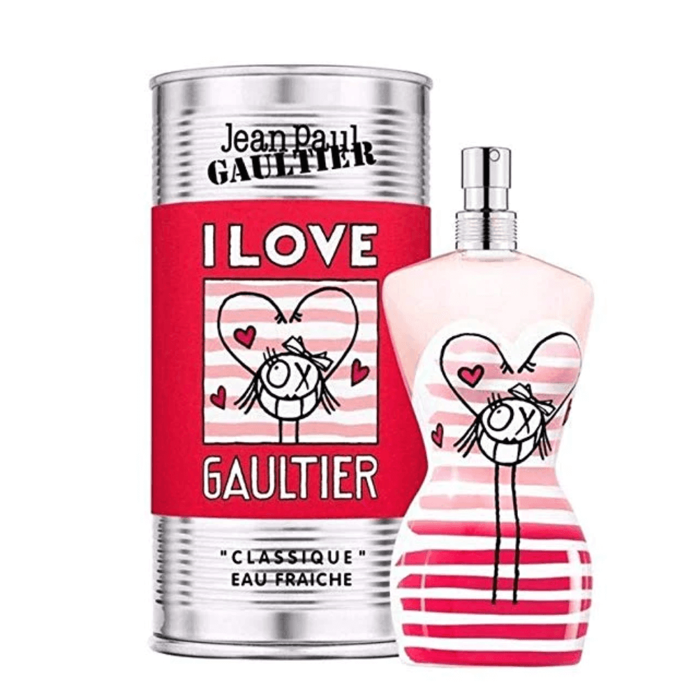 Jean Paul Gaultier I Love Gaultier Eau Fraiche 100ml Bottle and Box