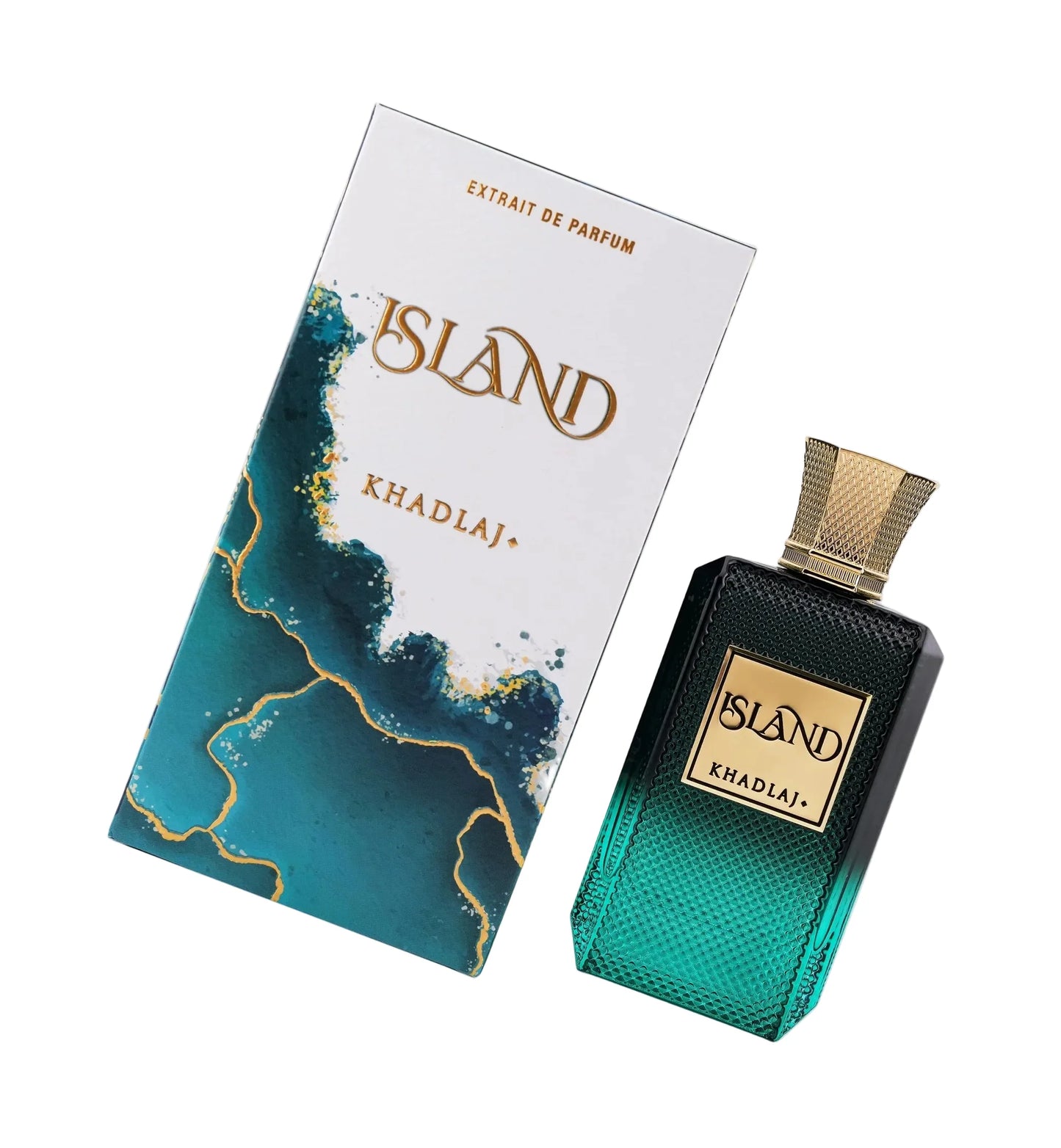 Khadlaj Island Extrait De Parfum Unisex 100ml Close-Up View