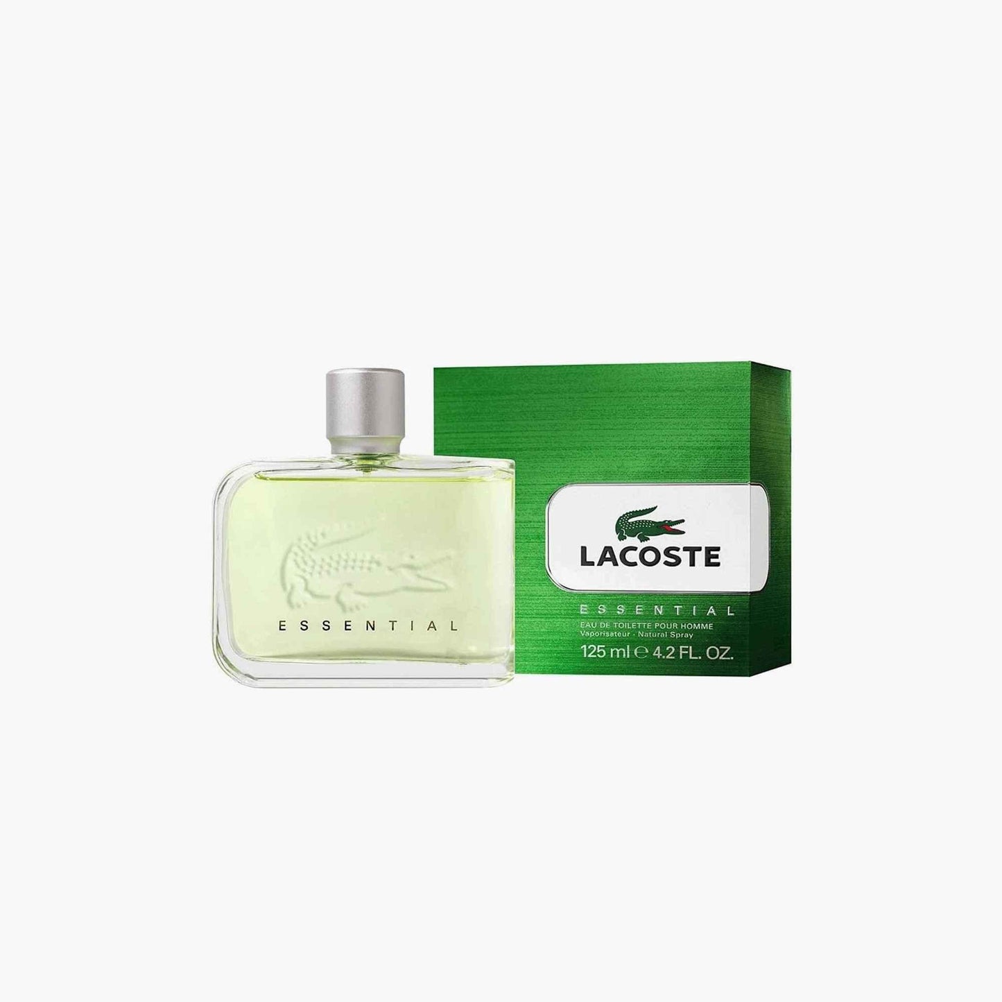 Lacoste Essential Eau de Toilette 125ml Bottle and Box