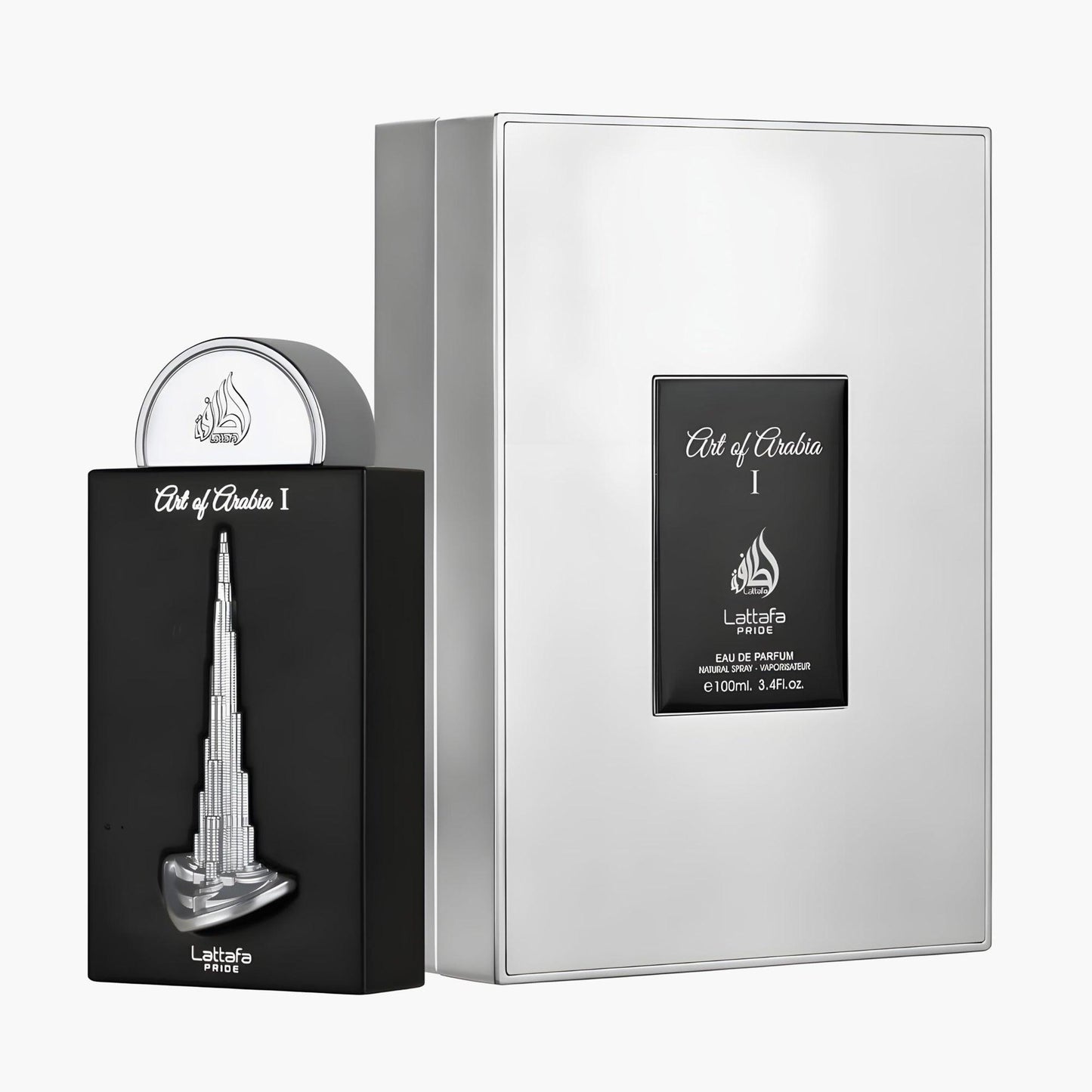Lattafa Pride Art Of Arabia I Eau De Parfum 100ml Bottle and Box