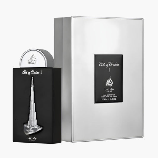Lattafa Pride Art Of Arabia I Eau De Parfum 100ml Bottle and Box