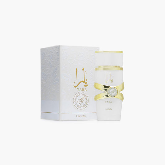 Lattafa Yara Moi Eau De Parfum 100ml Bottle and Box