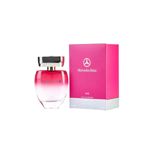 Mercedes-Benz Rose Eau de Toilette For Women 90ml Bottle and Box