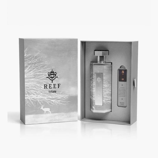 Reef Titan Eau De Parfum Unisex 200ml Bottle and Packaging