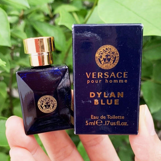 Versace Dylan Blue Pour Homme Eau De Toilette Mini 5ml Bottle and Box