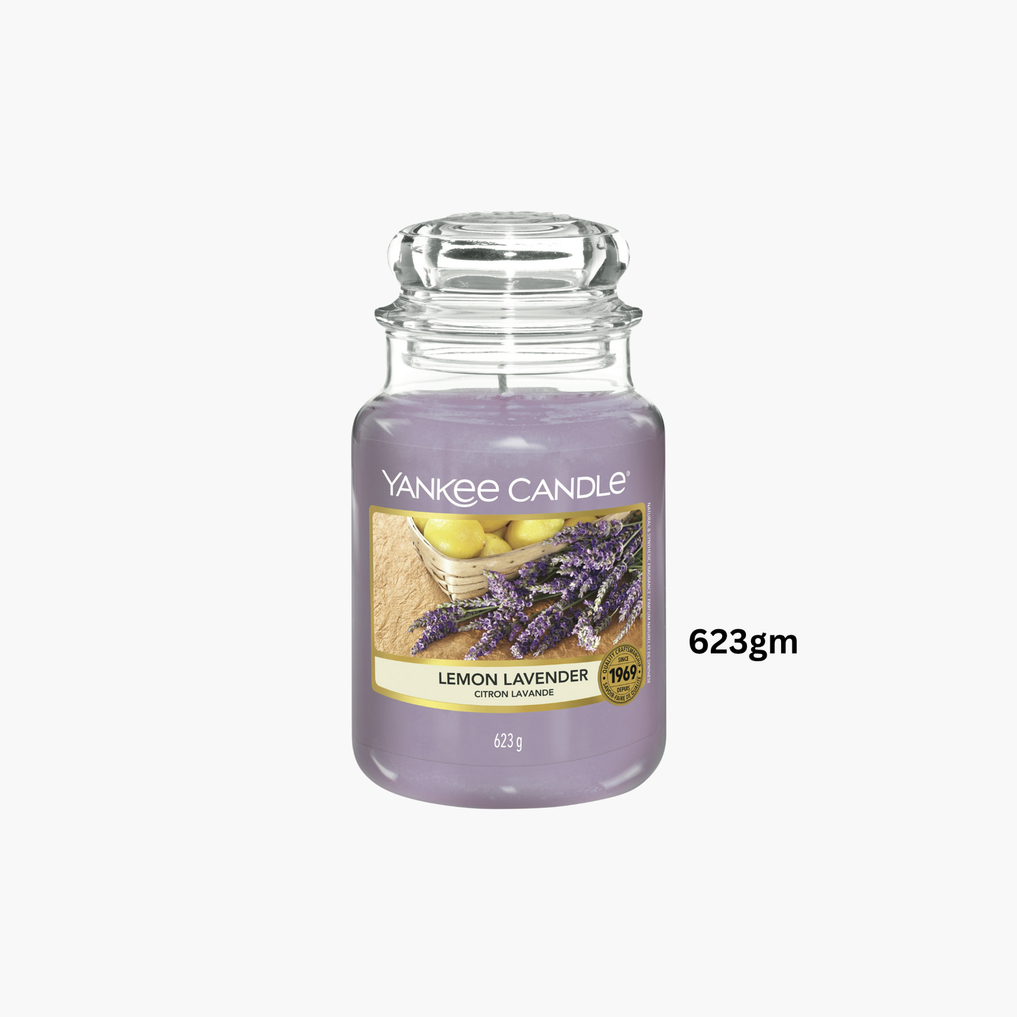 Yankee Candles Yankee Lemon Lavender Scented Candle Unboxed View