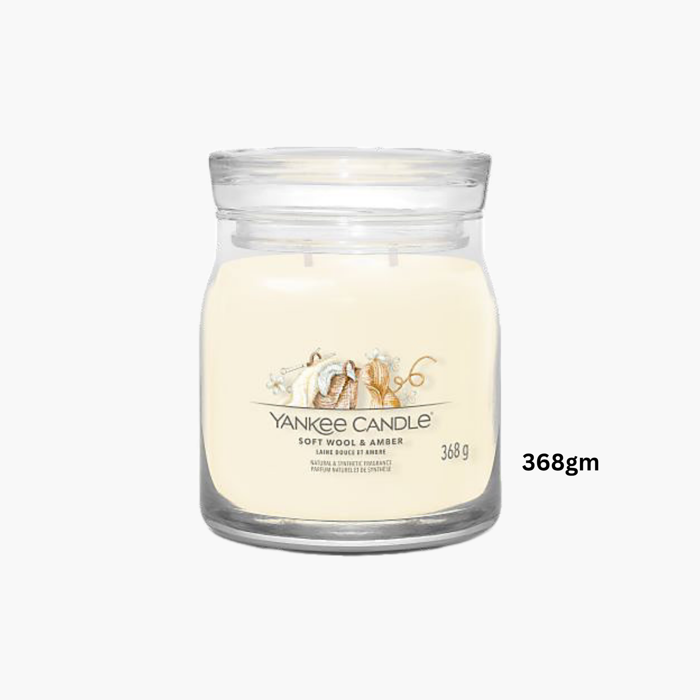 Yankee Candles Yankee Soft Wool & Amber Scented Candle Fragrance Notes and Details
