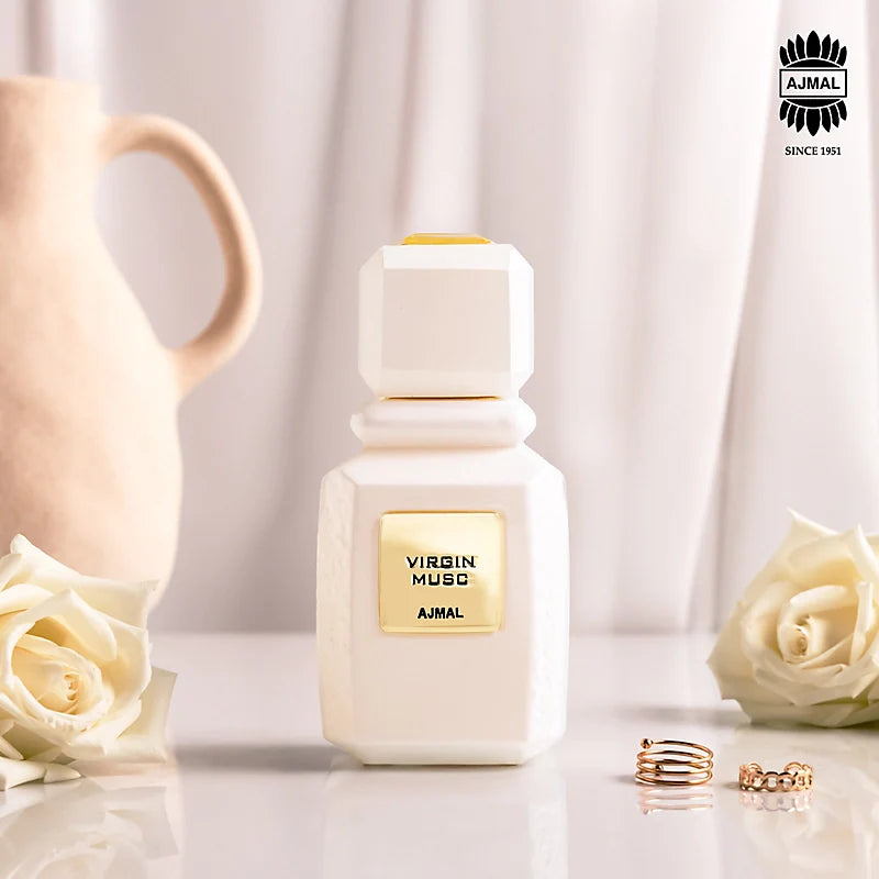 Ajmal Virgin Musc Eau De Parfum Unisex 100ml Close-Up View