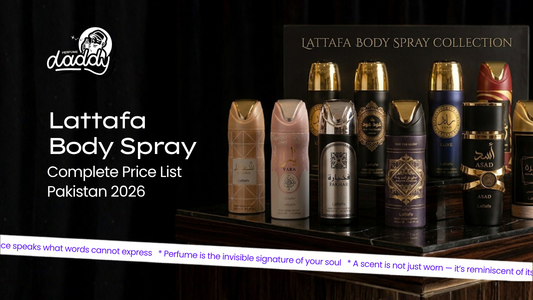 Lattafa Body Spray Complete Price List Pakistan 2026