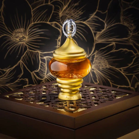 Ajmal Attar 1001 Nights Alf Laila O Laila Unisex 30ml Bottle and Packaging