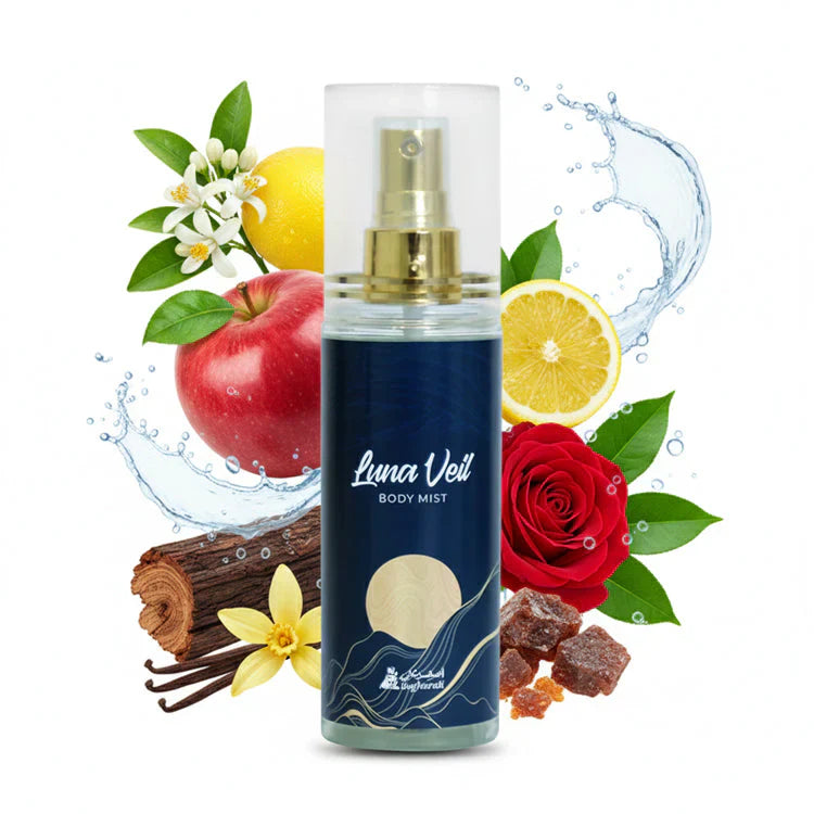 Asgharali Perfumes Asgharali Luna Veil Body Spray Unisex 125ml Fragrance Notes and Details