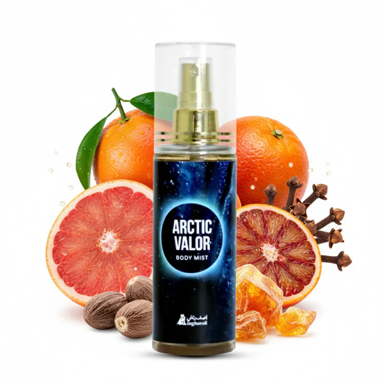 Asgharali Perfumes Asgharali Arctic Valor Body Spray Unisex 125ml Close-Up View