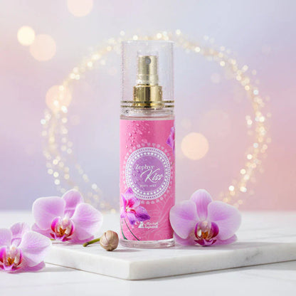 Asgharali Perfumes Asgharali Zephyr Kiss Body Spray Unisex 125ml Bottle and Packaging