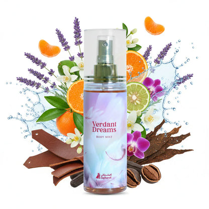 Asgharali Perfumes Asgharali Verdant Dreams Body Spray Unisex 125ml Fragrance Notes and Details