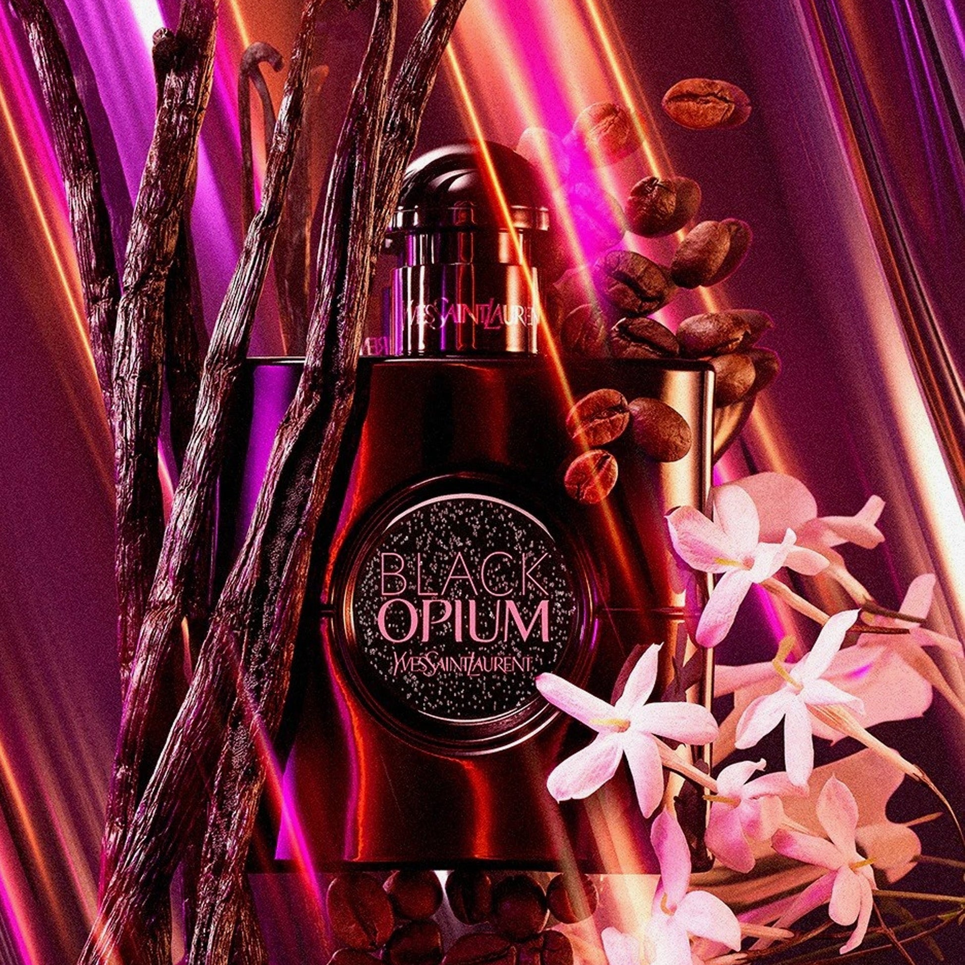 Yves Saint Laurent Black Opium Le Parfum For Women 90ml Bottle and Packaging