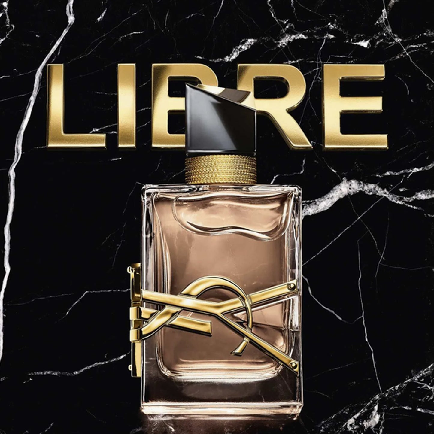 Yves Saint Laurent Libre Flowers & Flames Florale Eau De Parfum For Women 90ml Bottle and Packaging