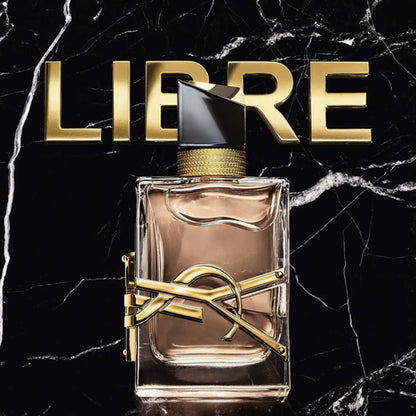 Yves Saint Laurent Libre Flowers & Flames Florale Eau De Parfum For Women 90ml Bottle and Packaging