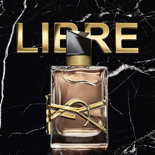 Yves Saint Laurent Libre Flowers & Flames Florale Eau De Parfum For Women 90ml Bottle and Packaging