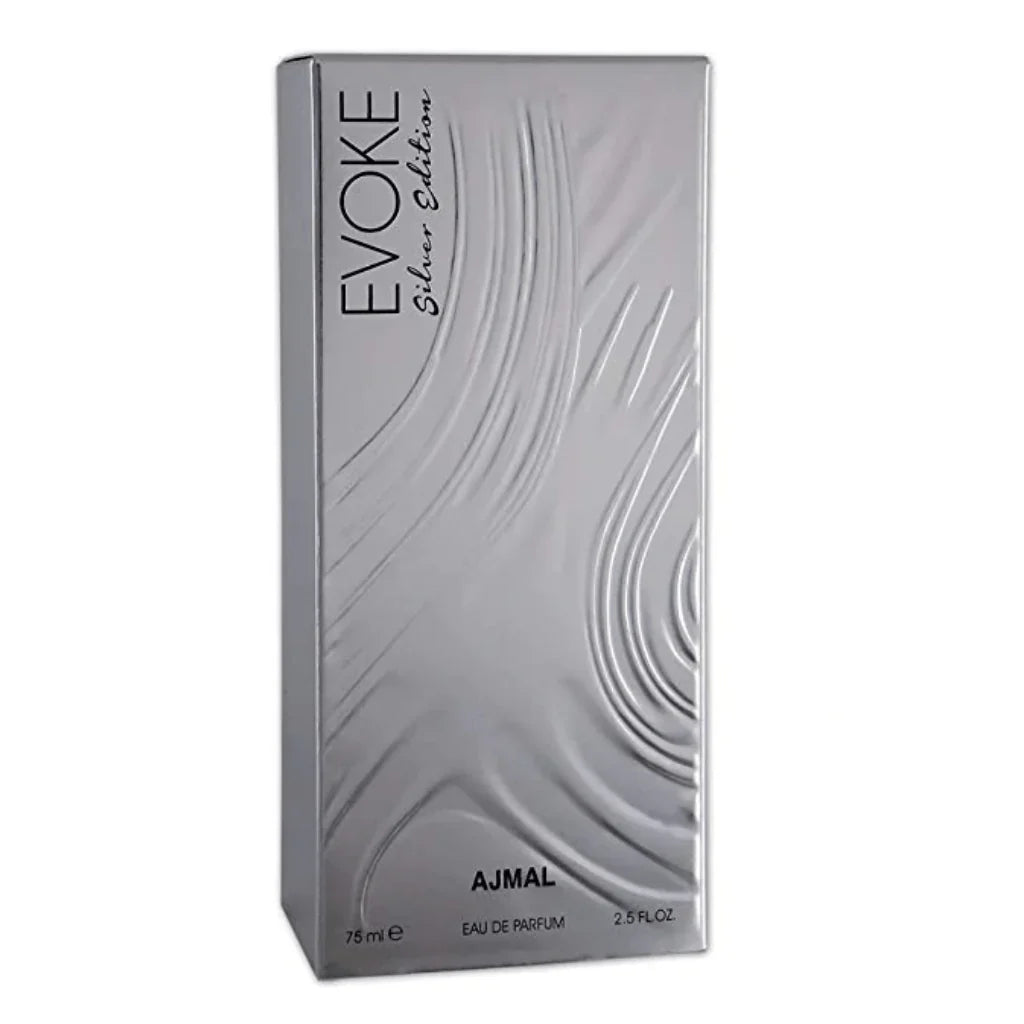 Ajmal Evoke Silver Edition Eau De Parfum For Women 75ml Fragrance Notes and Details