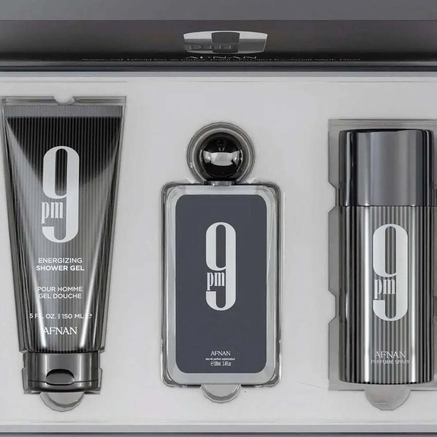 Afnan 9 PM 3 Piece Gift Set