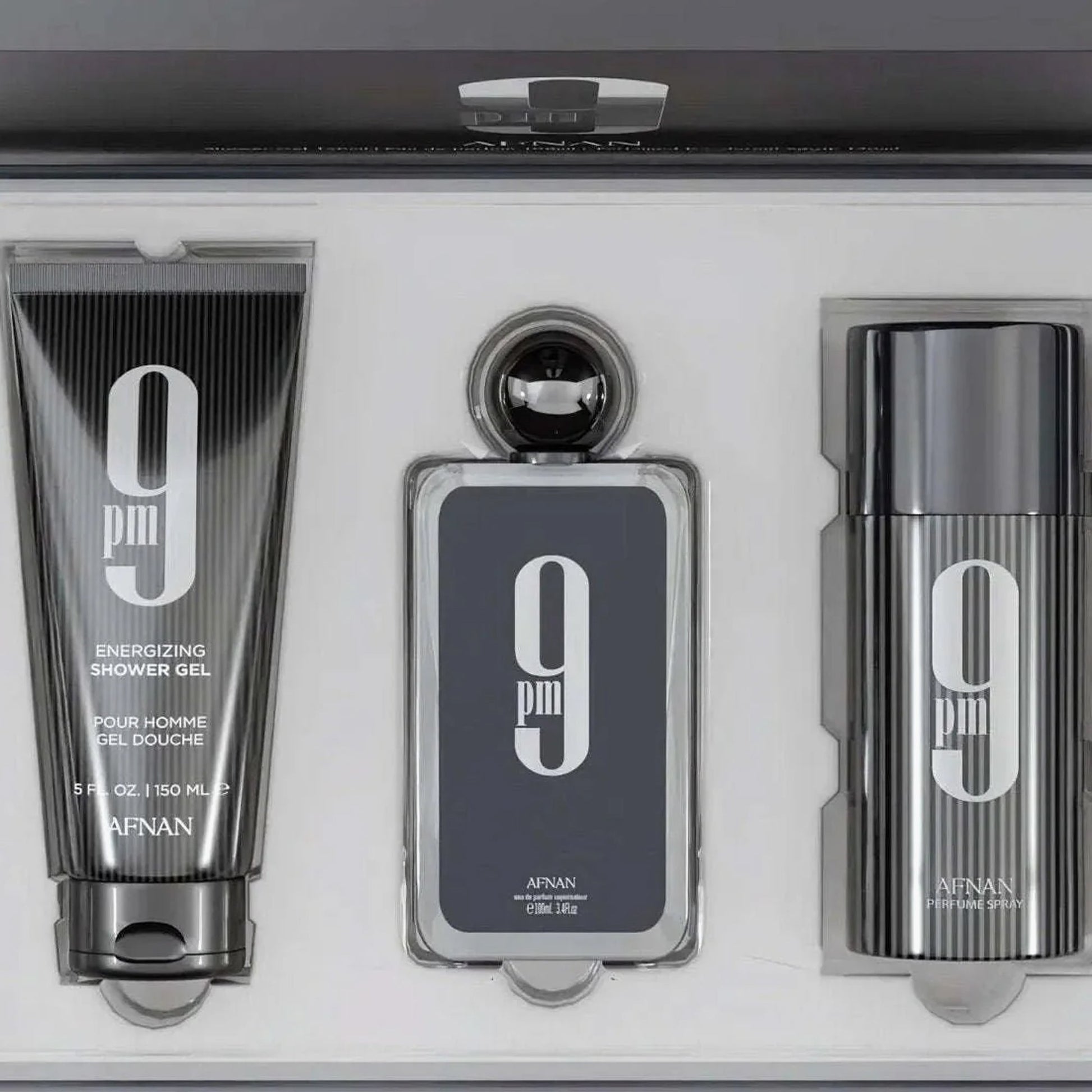 Afnan 9 PM 3 Piece Gift Set