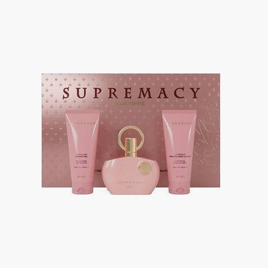 Afnan Supremacy Pink Pour Femme 3 Piece Gift Set