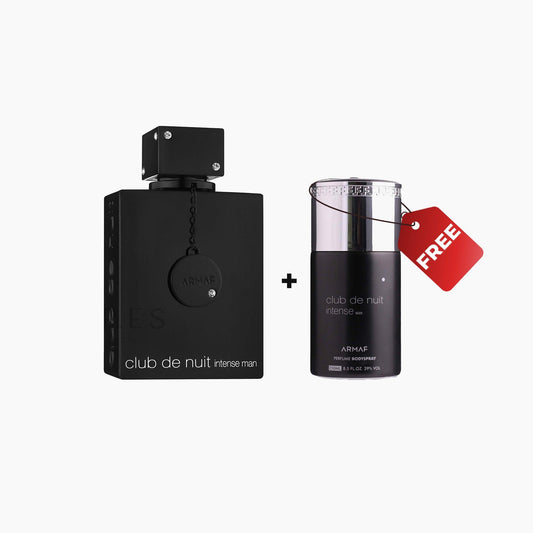 Armaf Club De Nuit Intense Man Eau De Toilette 105Ml Free Armaf Club De Nuit Intense Man Perfume Body Spray 250Ml