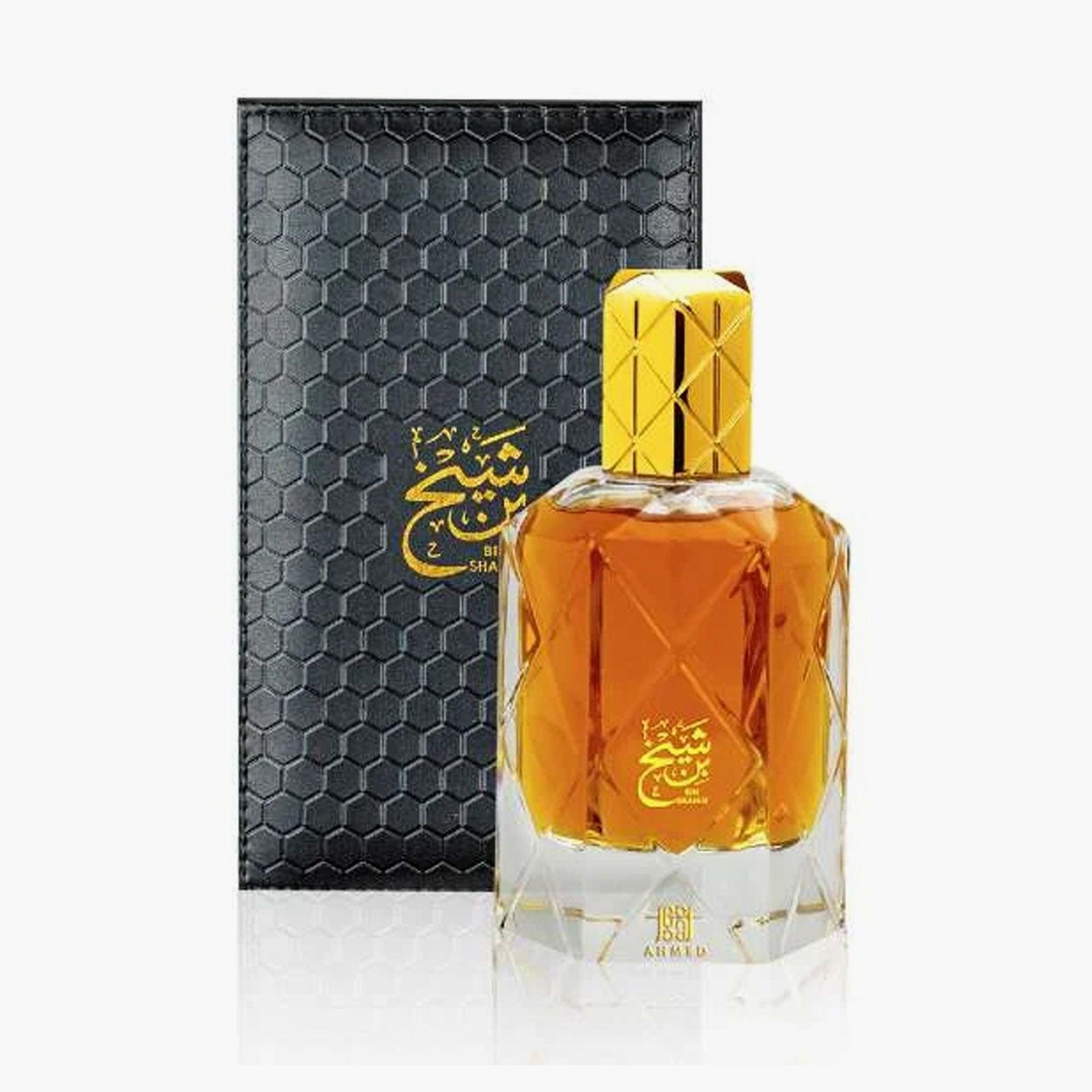 Ahmed Al Maghribi Bin Sheikh Eau de Parfum 90ml Bottle and Box