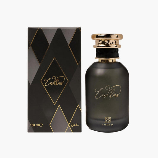 Ahmed Al Maghribi Endless Eau de Parfum 100ml Bottle and Box