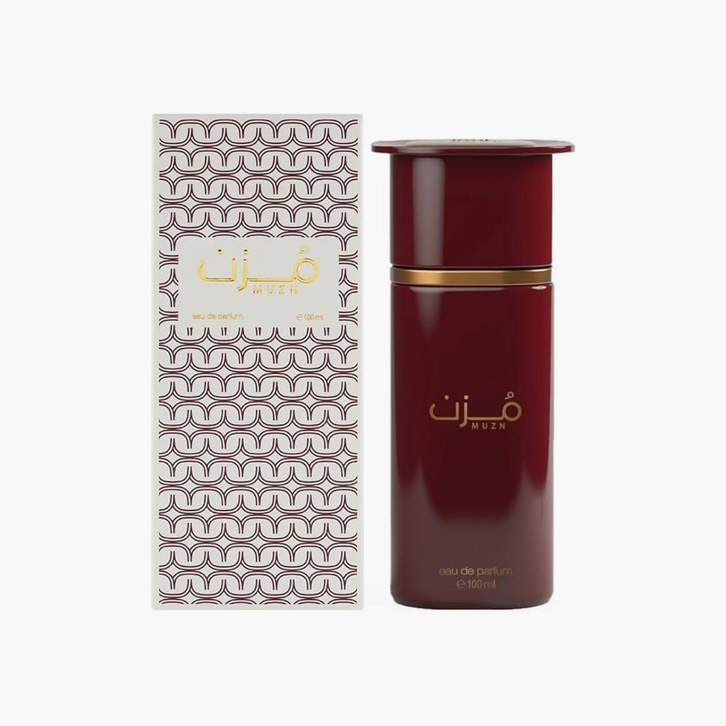 Ahmed Al Maghribi Muzn Eau de Parfum 100ml Bottle and Box